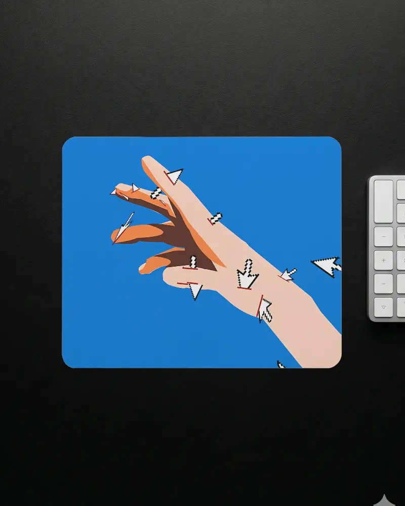 Premium Gaming Pad Mockup High Resolution Flat Design For Creative Gaming Brand Promotion