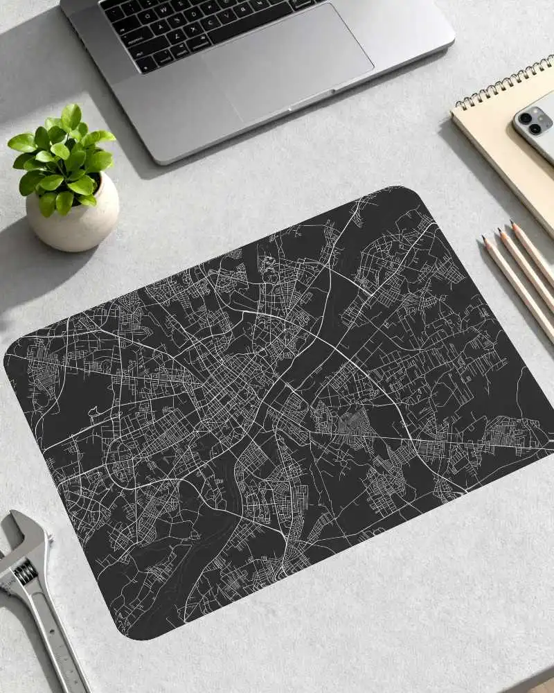 Desktop Gaming Pad Mockup With Rounded Edges For Enhanced Comfort And Durable Usability