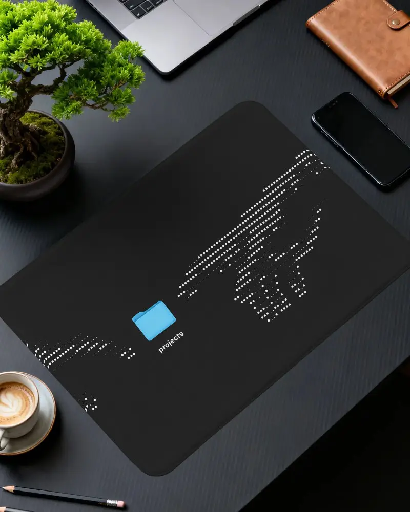 Premium Gaming Pad Mockup With Large Surface Area For Optimal Screen Control And Precision Play