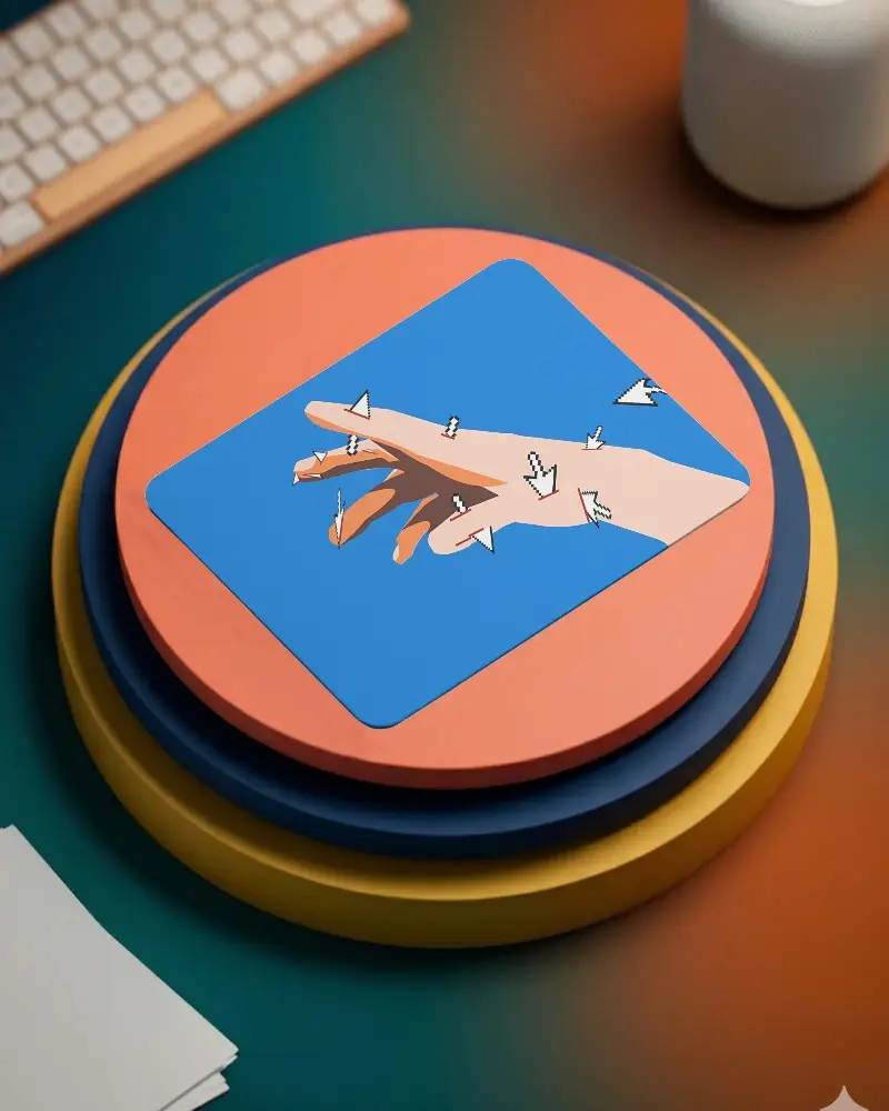 High Resolution Gaming Pad Mockup Design For Creative Portfolio Showcase And Client Presentations