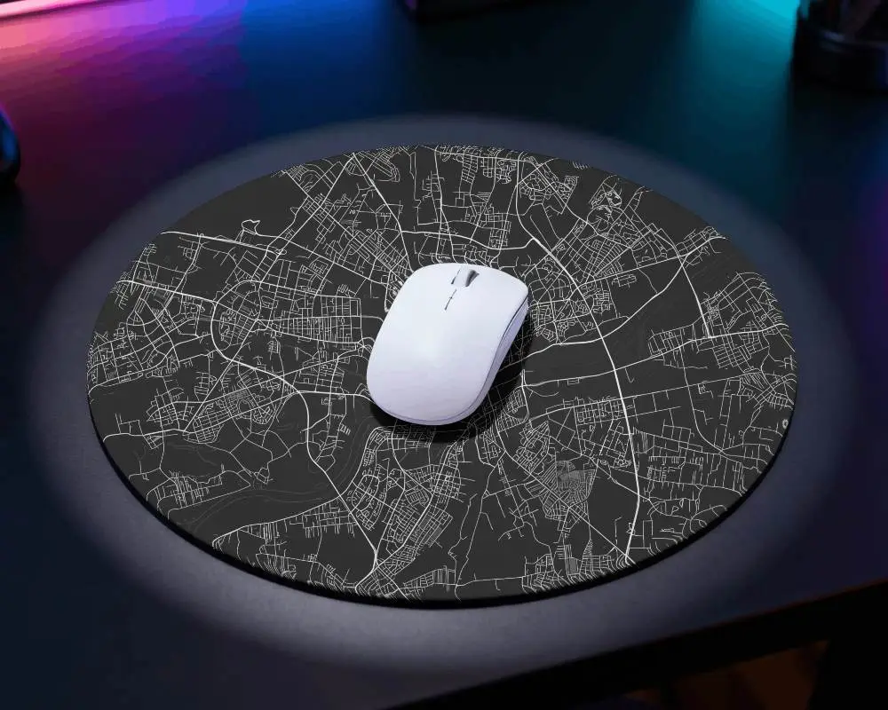 Sleek Round Gaming Mouse Pad For Precision And Comfort Enhanced Gaming Experience