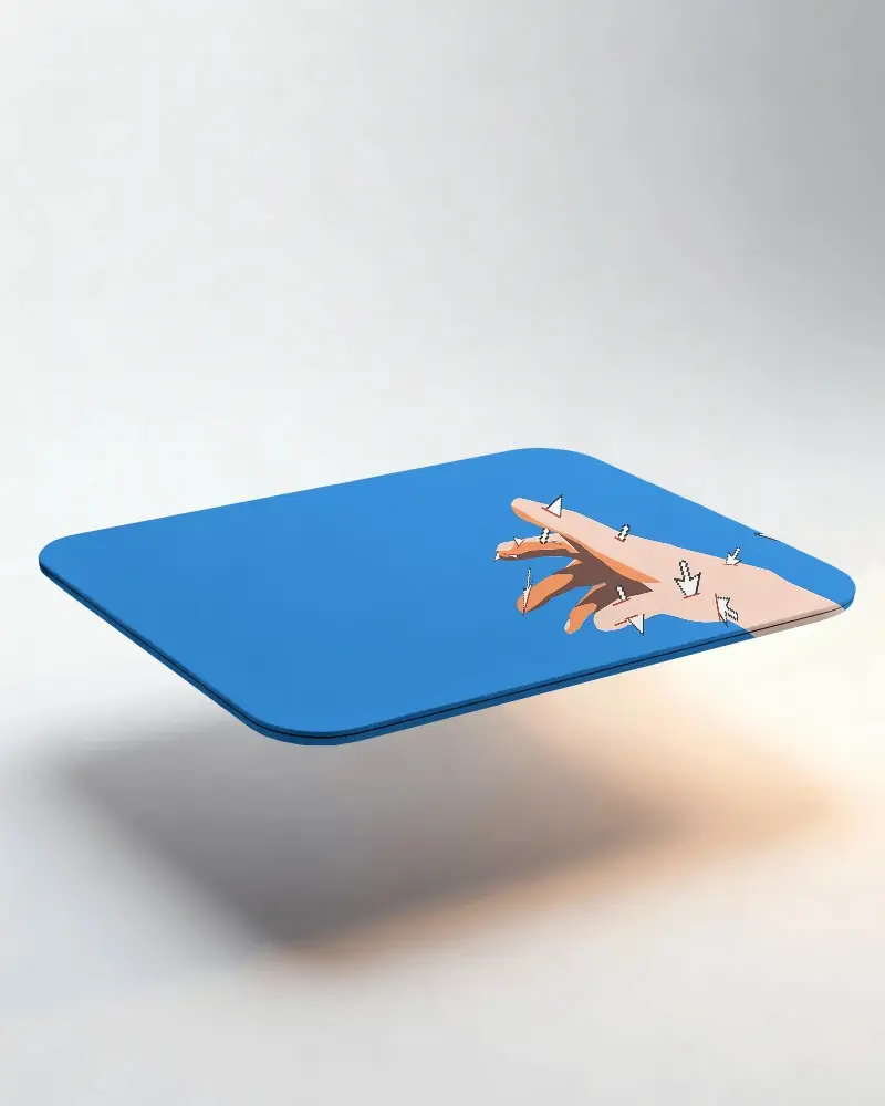 Ergonomic Smooth Edge Gaming Pad For Precision And Comfort In Intensive Gaming Sessions