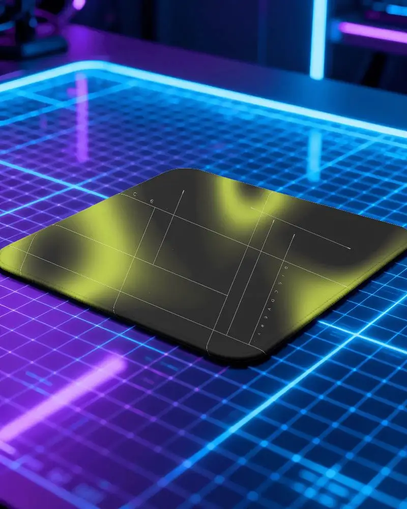 Gaming Mouse Pad Mockup Flat Surface For Ergonomic Control And Precision On Desk