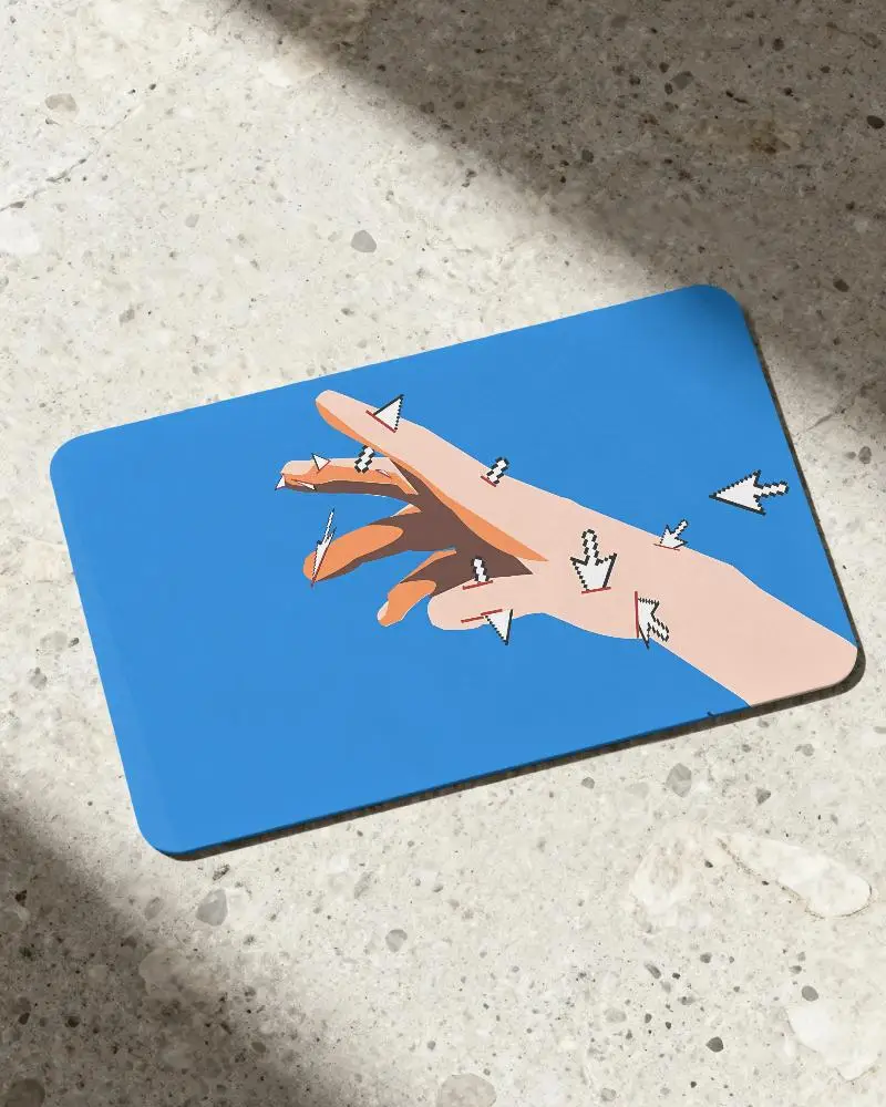 Highquality Gaming Pad Mockup For Gamer Setup Creative Rectangular Flat Surface Template