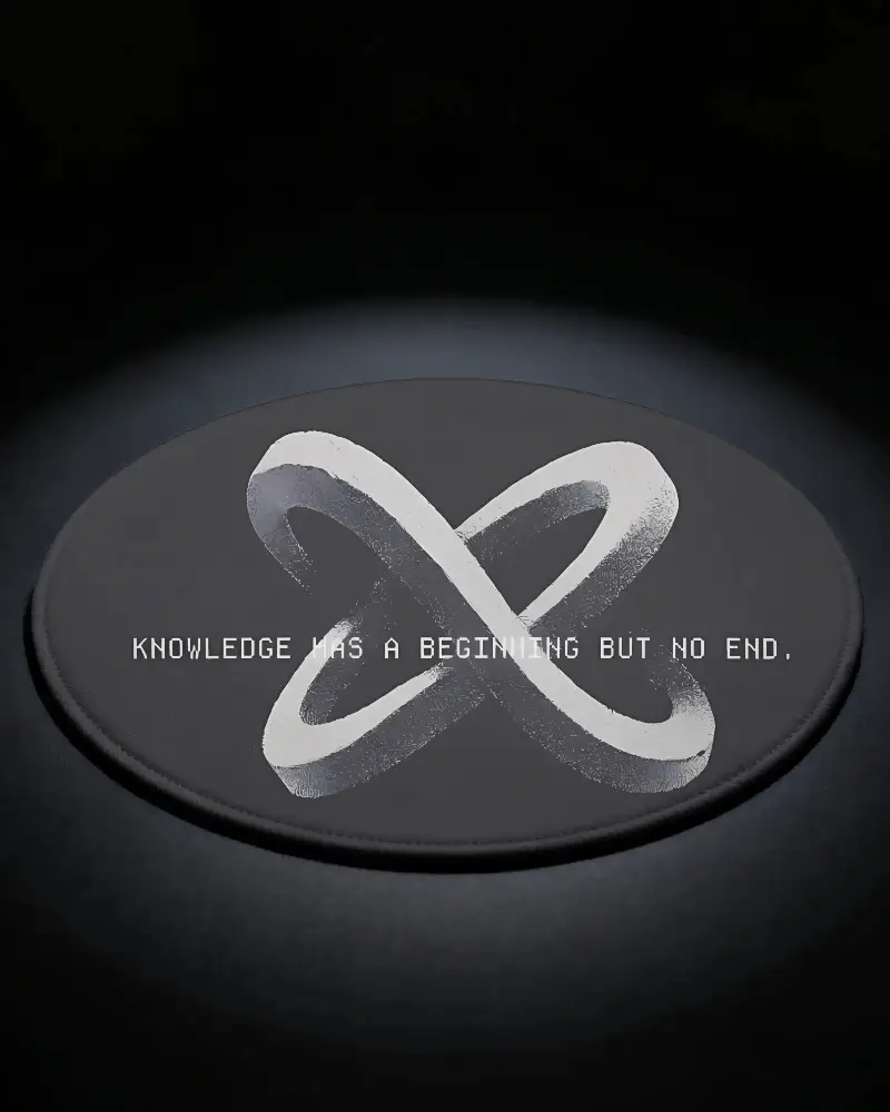 Round Gaming Mouse Pad Mockup Smooth Texture High Resolution Device Accessories