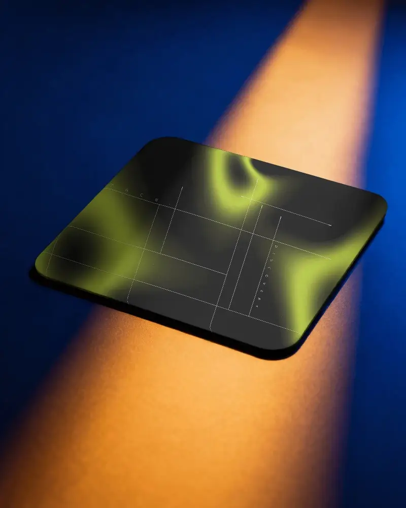 Sleek Gaming Pad Mockup Showcasing Smooth Surface And Ergonomic Design For Gamers
