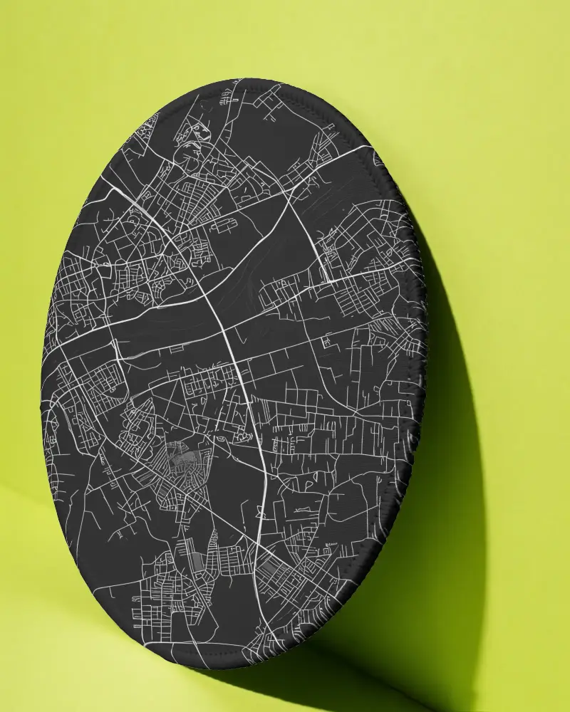 High Quality Round Gaming Pad Mockup For Responsive Game Design And User Interface Testing