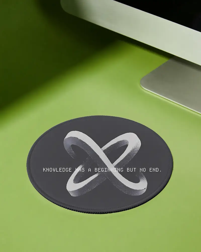 Smooth Round Gaming Mockup Mouse Pad For Precise Cursor Control And Ergonomic Hand