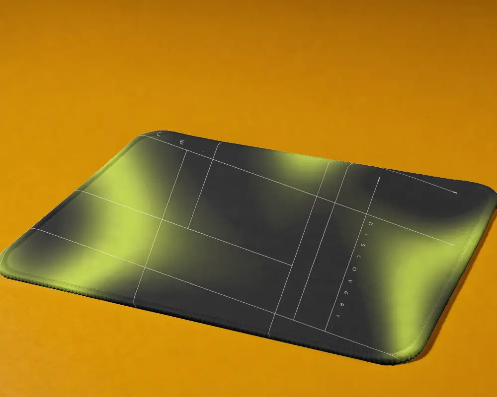 Durable Gaming Mouse Pad Mockup Inviting Customization Ideal For Branding And Gaming Setup Showcase