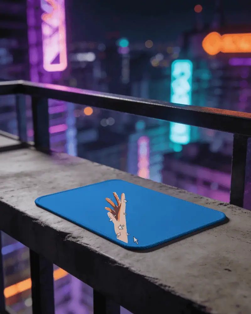 Premium Quality Gaming Pad Mockup Offering Smooth Glide And Perfect Tracking For Gamers