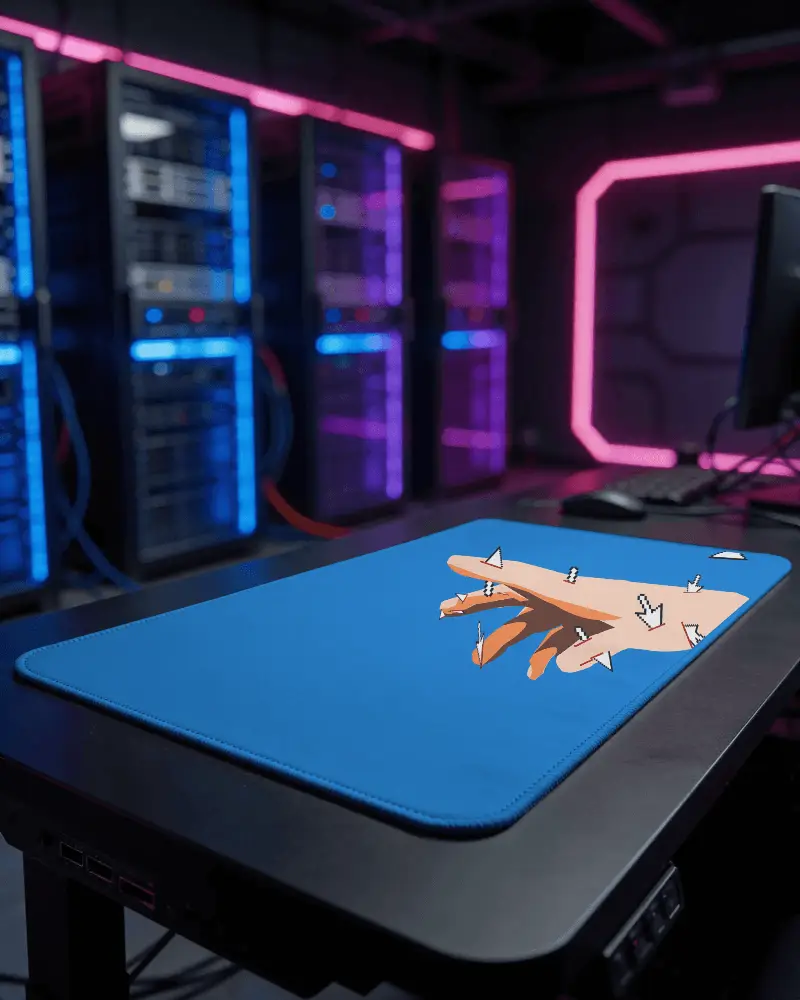 Premium Textured Mouse Pad Mockup Designed For Responsive Gaming Control And Extended Durability