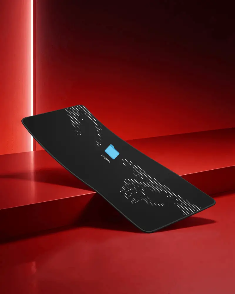 Premium Large Gaming Mouse Pad Mockup With Anti Slip Base For Ultimate Precision And Comfort