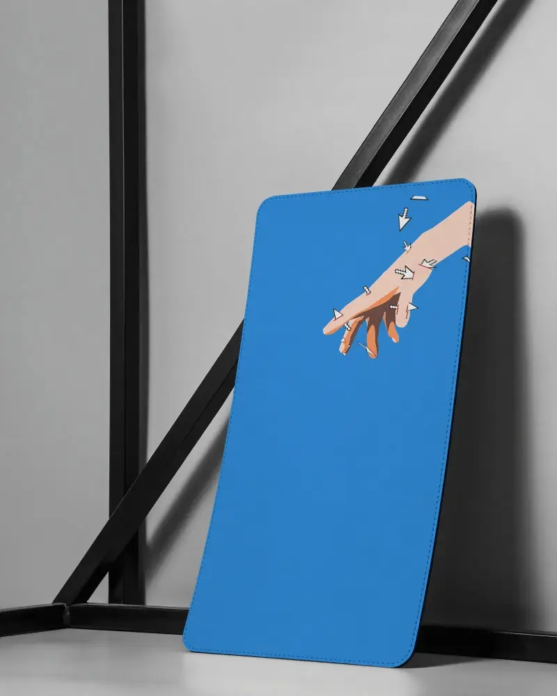 Premium Gaming Mousepad Mockup With Stylish Edge For Ergonomic Comfort Durable Texture