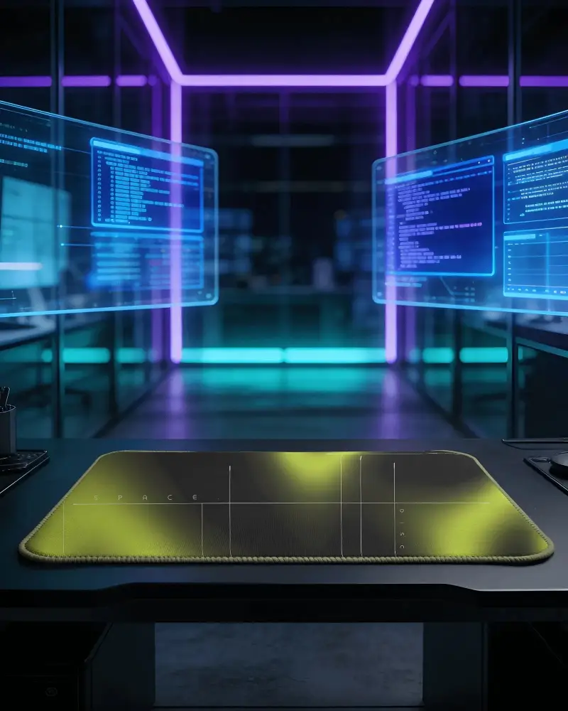 Extra Large Gaming Mousepad Mockup For Improved Precision And Fast Responsive Gaming Performance