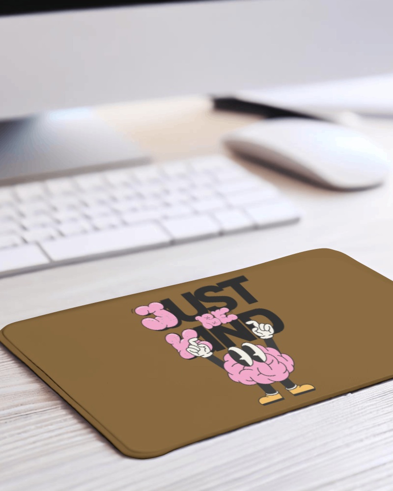 Small Gaming Pad On A Laminated Table With Imac And Magic Mouse