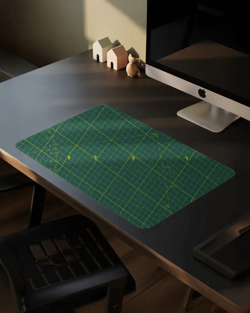 Modern Workspace Gaming Pad Mockup With Clean Desk And Soft Sunlight