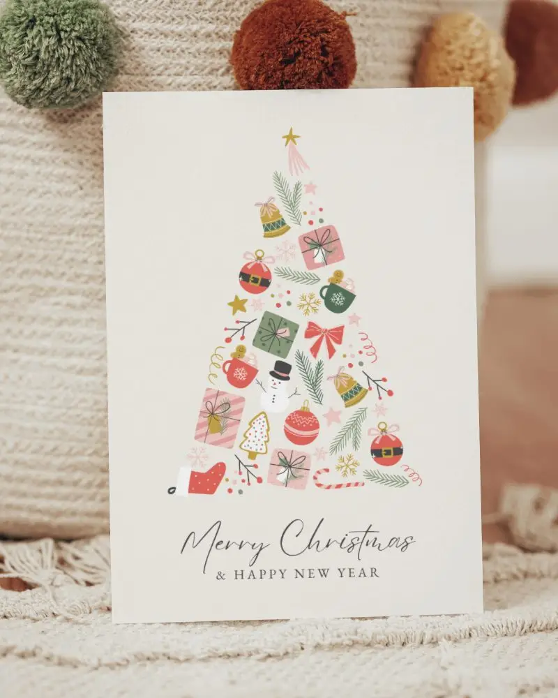 Standing Greeting Card On Sofa 06