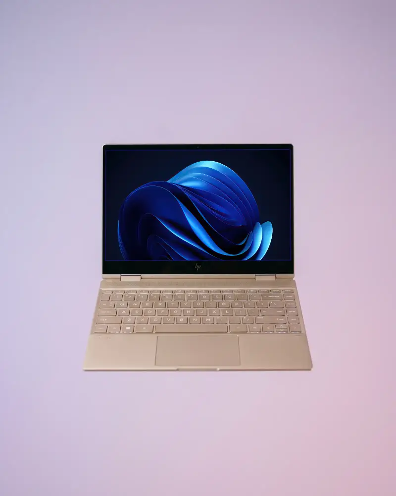 Sleek Hp Laptop Mockup For Modern Technology And Professional Business Presentations