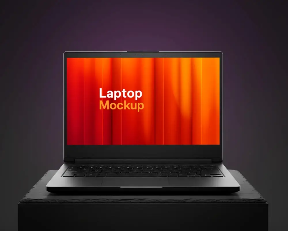 Sleek Modern Acer Laptop Mockup For Responsive Design Presentation And Creative Showcase