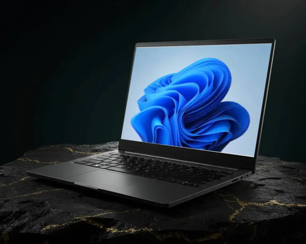 Sleek Modern Acer Laptop Mockup For Responsive Web Design And User Interface Presentation