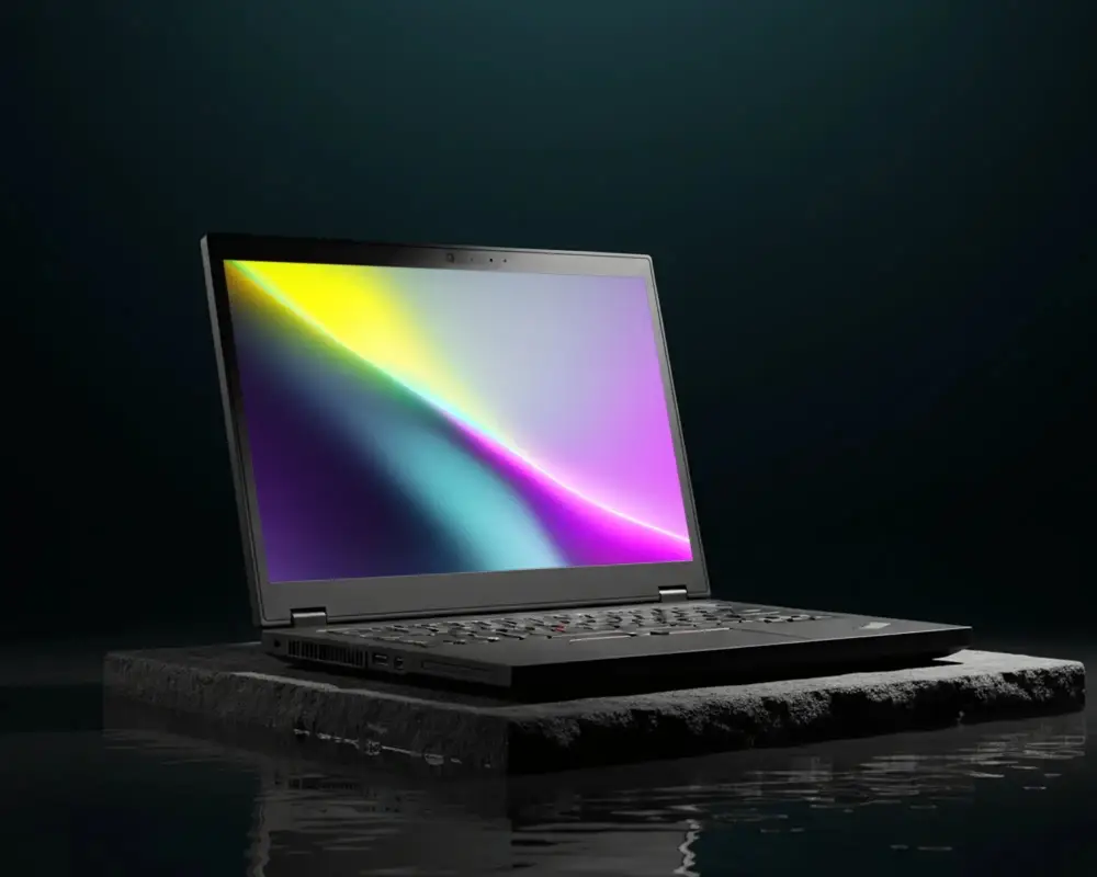 Elegant Minimalist Hp Laptop Mockup Template For Modern Business And Tech Industry Advertising