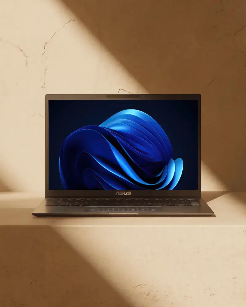 Sleek Asus Laptop Mockup With Blank Screen For Responsive Web Design And Digital Presentation Use