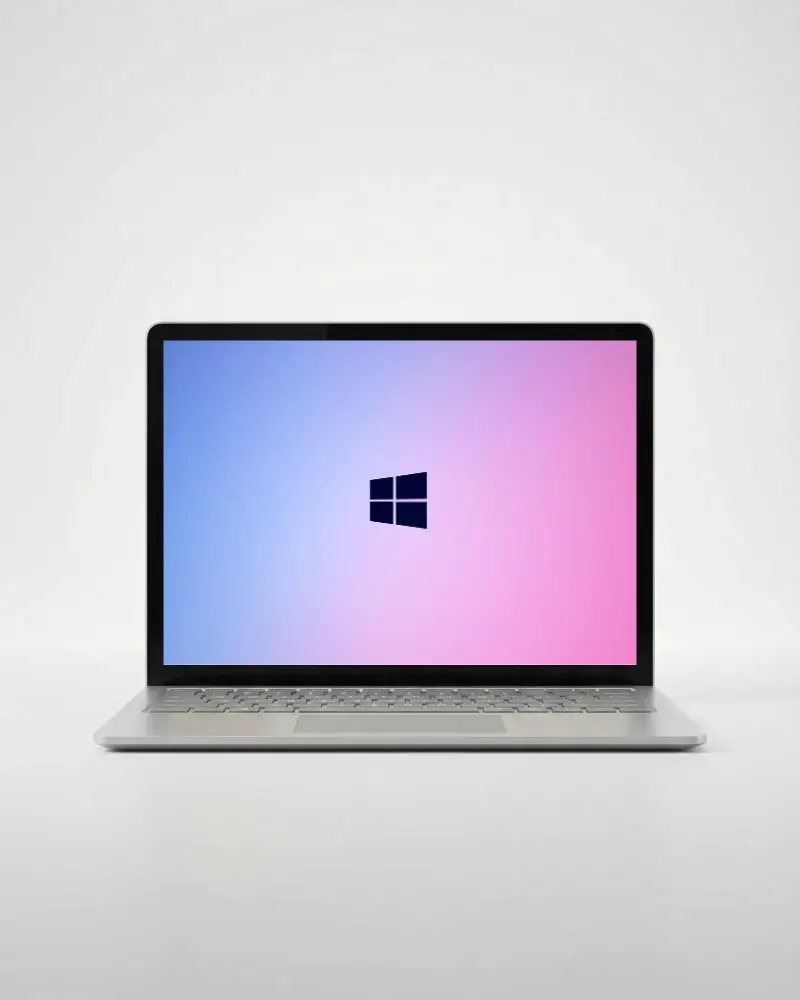 Sleek Modern Laptop Mockup With Blank Screen For Prototyping And User Interface Design Projects