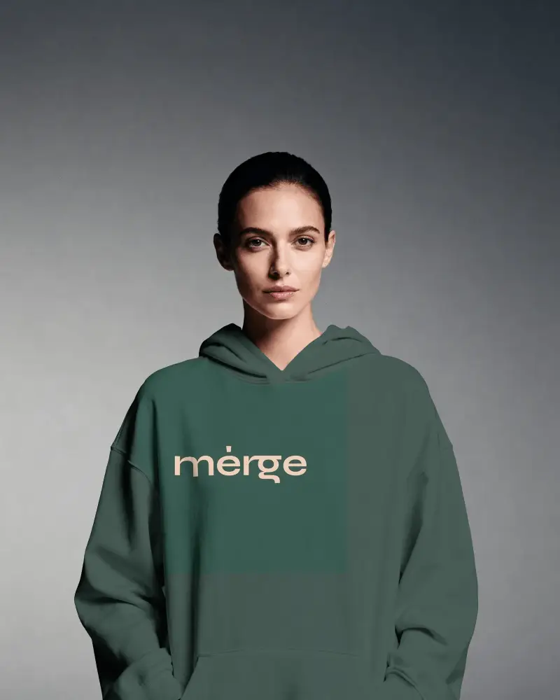 Minimalist Hoodie Logo Mockup With Relaxed Fit For Everyday Casual Outfits