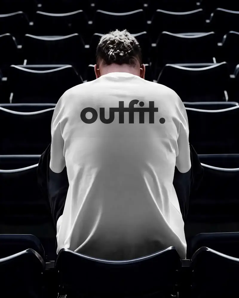 Casual Loose Fitting Short Sleeve Apparel Logo Mockup For Modern Streetwear And Lifestyle Brands