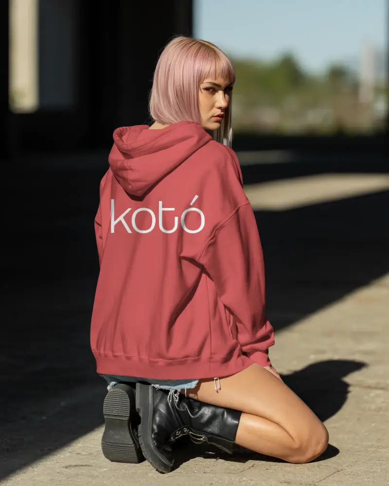 Oversized Hoodie Fashionable Streetwear Comfortable Casual Outdoor Wear Trendy Apparel Mockup