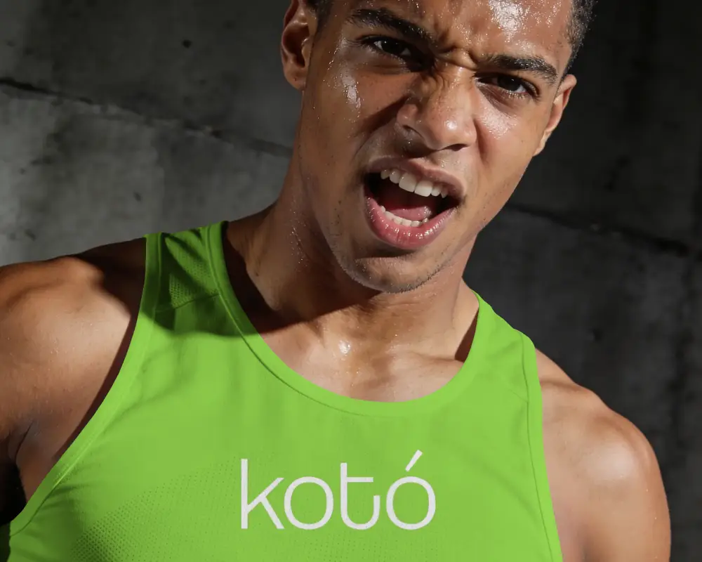 Men Sportswear Moisture Wicking Tank Top Apparel Logo Mockup For High Intensity Fitness Sessions
