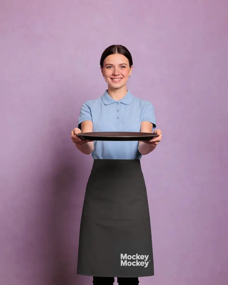 Custom Printed Apron Mockup For Restaurant Staff And Food Service Professionals