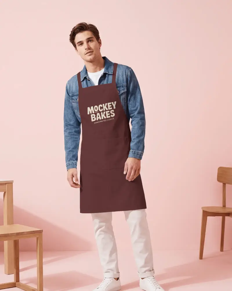 Modern Simple Apron For Professional Chefs And Home Cooking Essentials With Comfortable Fit