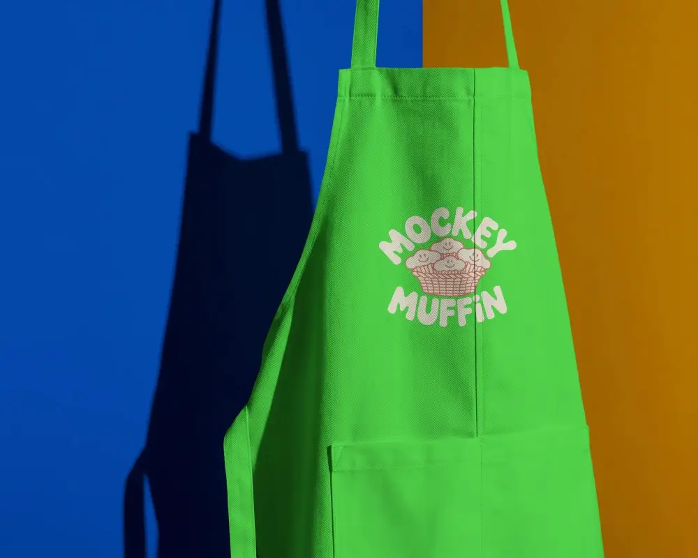 Premium Restaurant Kitchen Apron With Large Front Pocket For Professional Chefs And Cooks