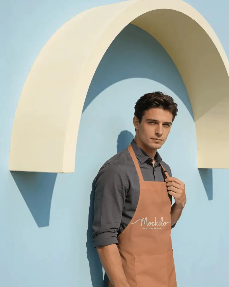 High Quality Cotton Apron For Professional And Home Kitchen Use Durable And Comfortable