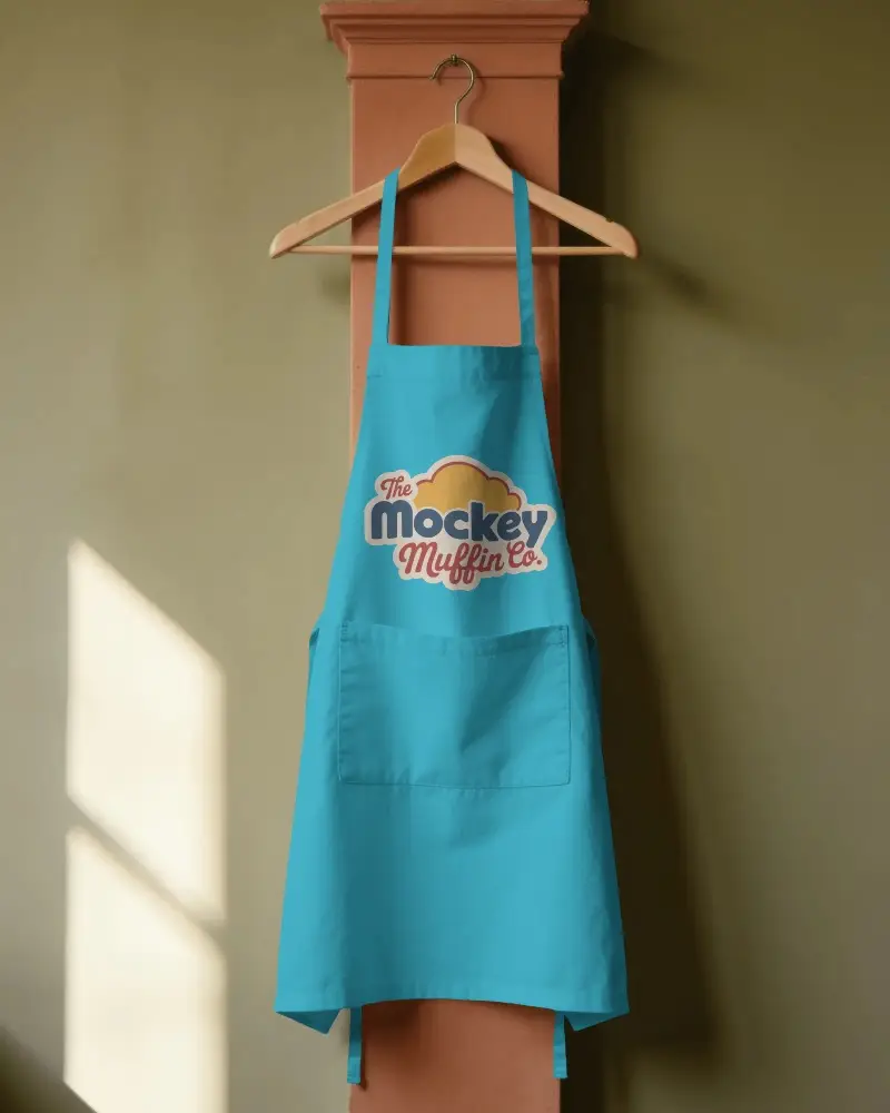 Professional Kitchen Apron With Front Pocket For Chefs And Cooking Enthusiasts