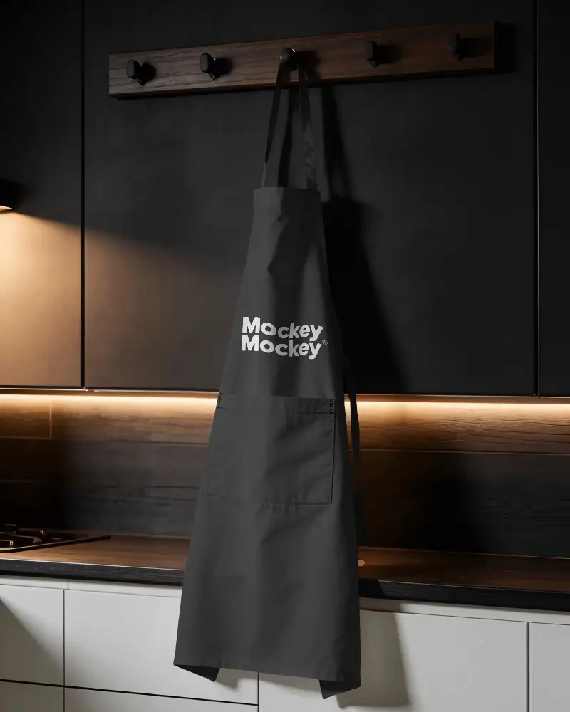 Versatile Cotton Apron For Home Chefs And Professional Cooks Easy To Wear And Clean
