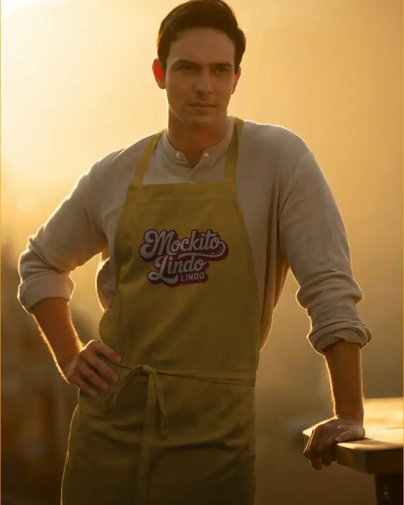 Versatile Apron Mockup For Food Service Industries Baristas Bakers And Chefs Unisex Style