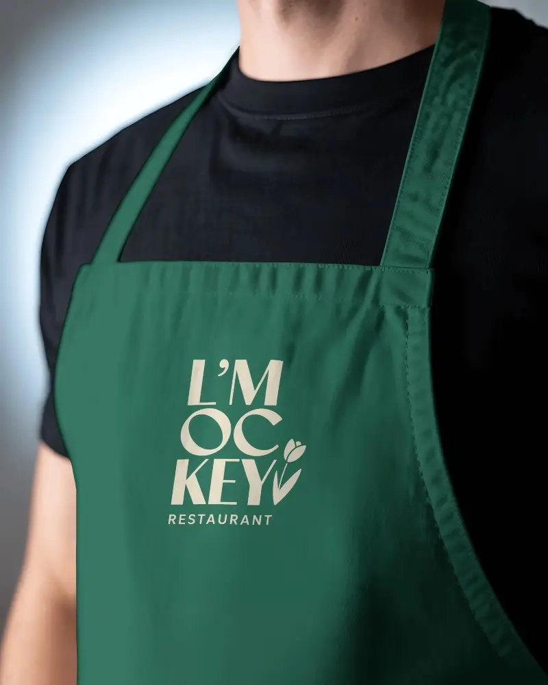 Durable Kitchen Apron Mockup For Professional Chefs And Home Cooking Essentials With Comfortable Fit