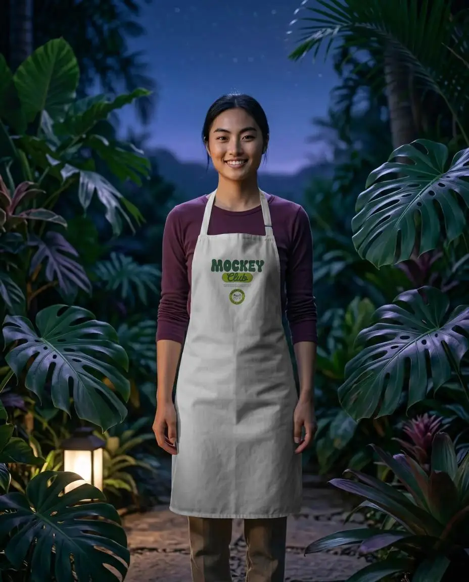 Versatile Apron Mockup With Large Coverage For Crafts Artisanal Work And Food Service Professionals