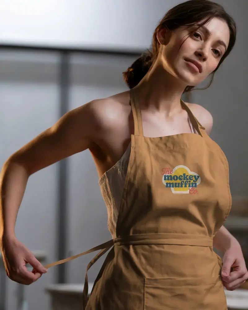 Professional Kitchen Apron Mockup For Women Durable Cleaning Cooking And Baking Protection Gear