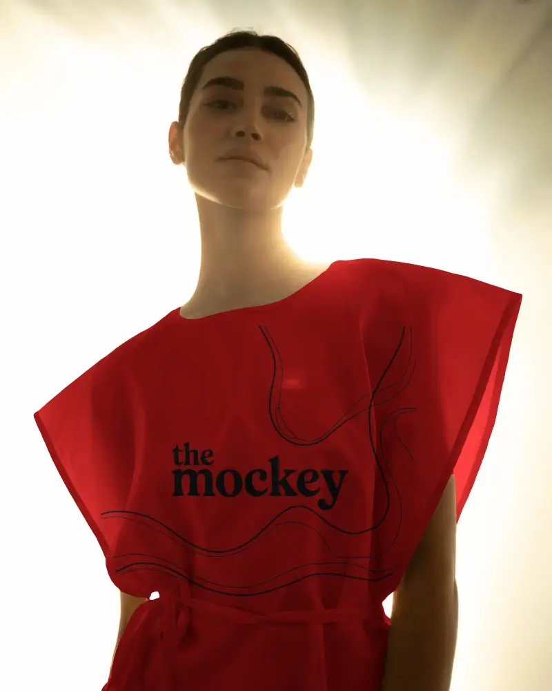 High Quality Apron Mockup Template For Personalized Fashion Or Workwear Designs