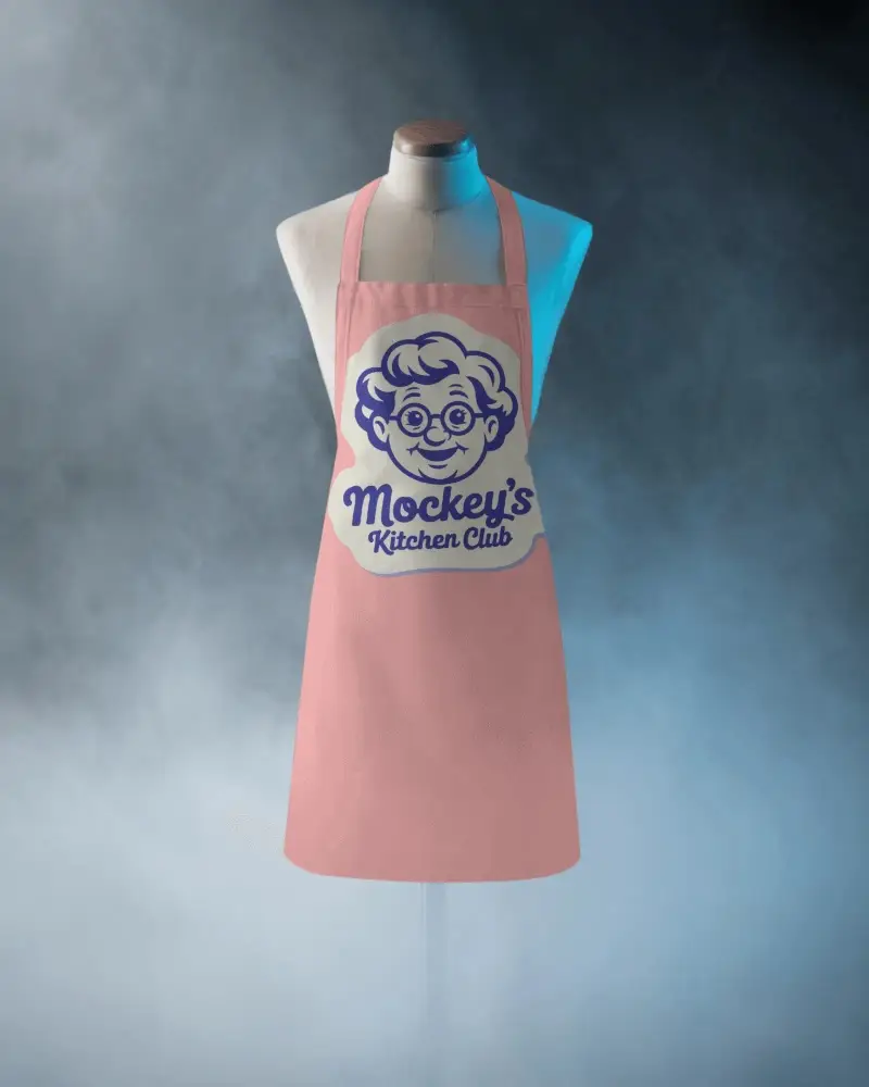 Professional Kitchen Apron Mockup For Chefs And Cooking Enthusiasts Perfect For Branding