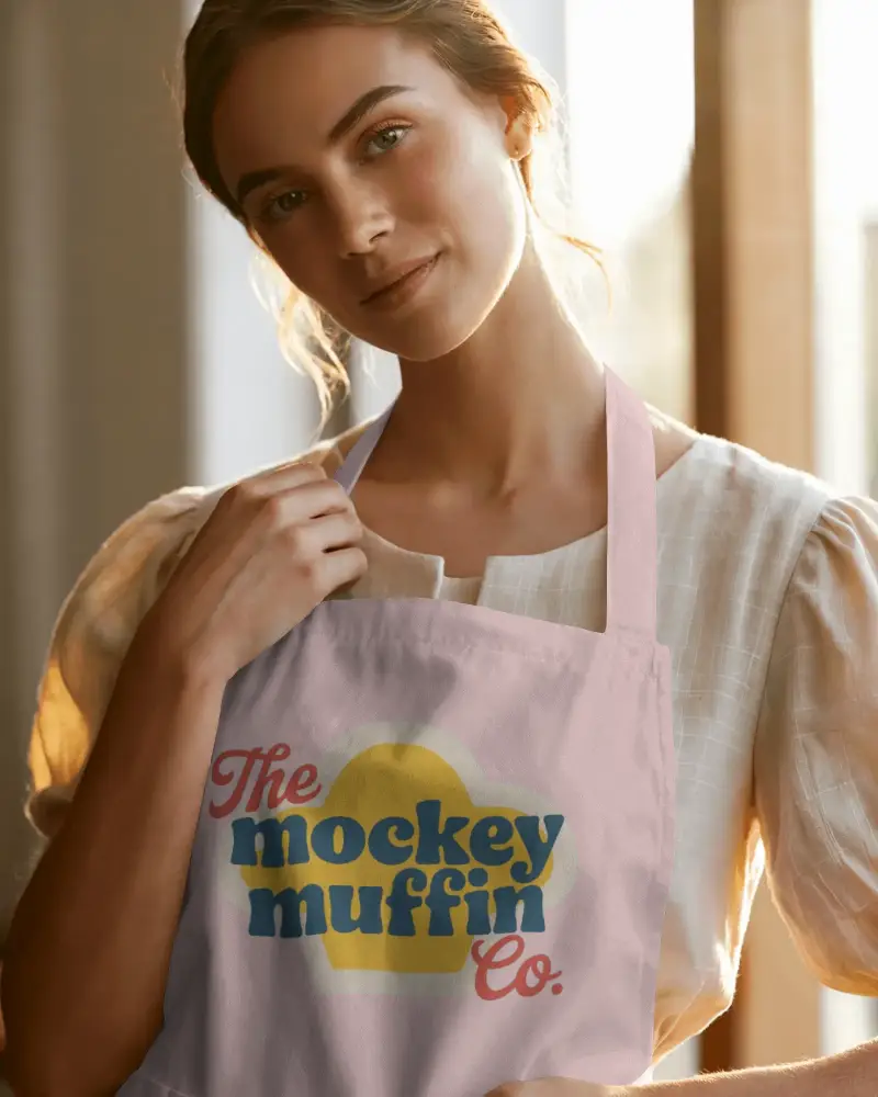 Premium Quality Kitchen Work Apron Mockup Home Chefs And Cooking Enthusiasts Comfort