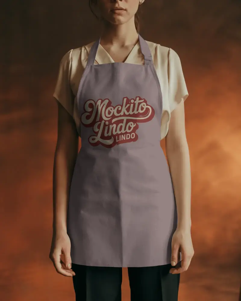 Professional Craftsmanship Apron Mockup Chefs Baristas Or Artisans High Quality Durable