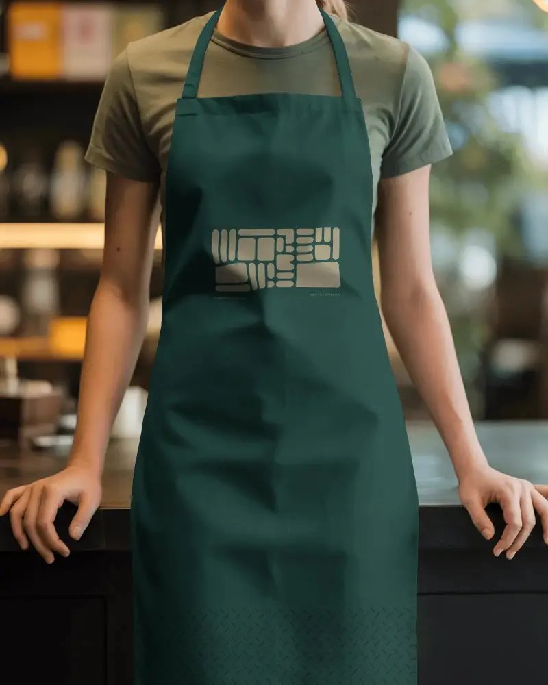 Classic Workwear Apron Mockup For Professional Chefs And Home Cooking Essentials