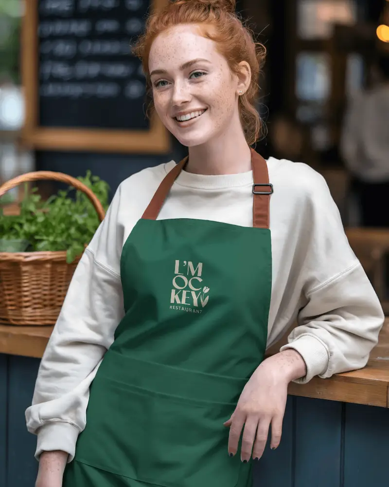 Comfortable Adjustable Apron Mockup For Professional And Home Chefs Durable And Easy To Clean