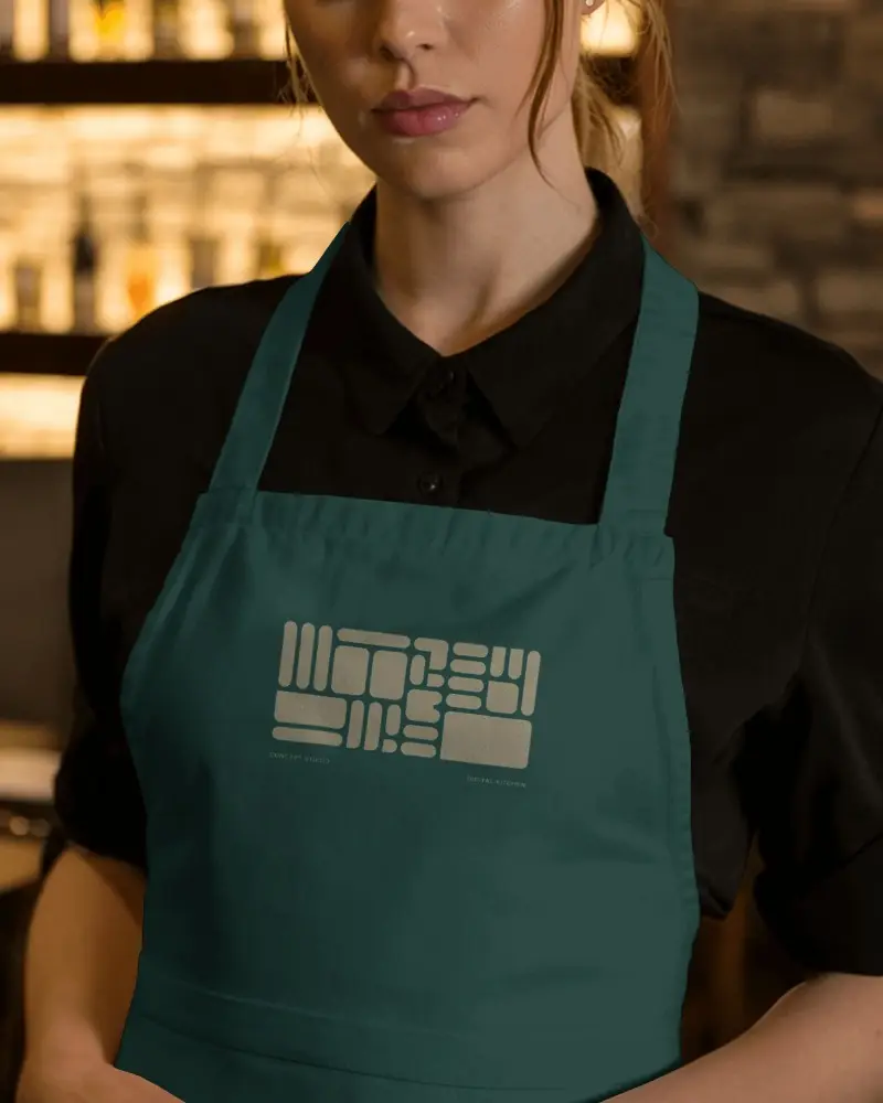 Durable And Comfortable Apron Mockup For Restaurant Staff And Catering Professionals