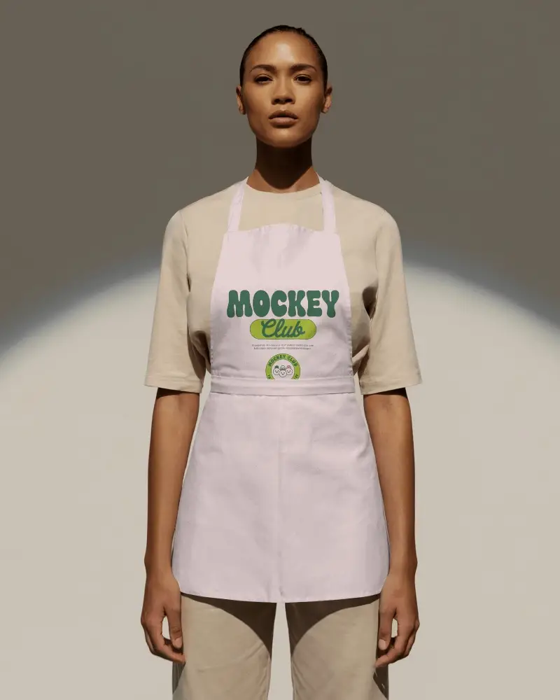 High Quality Kitchen Apron Mockup Professional And Home Cooking Durable And Easy To Clean