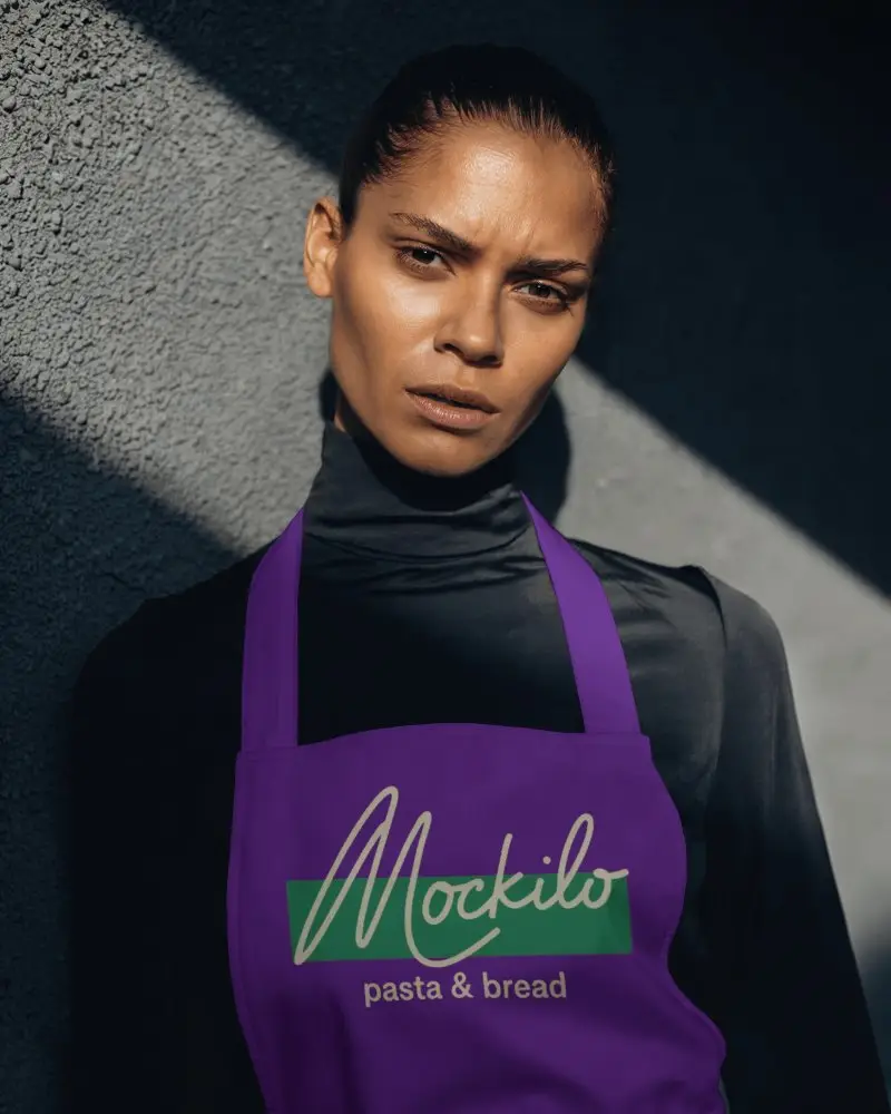 Professional Quality Apron Mockup For Custom Kitchenwear And Promotional Gift Designs